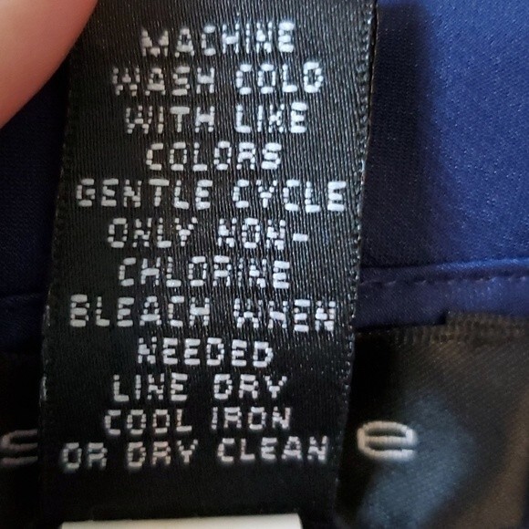 SPENSE BLUE SATIN BIAS CUT SLEEVELESS BLOUSE SIZE MEDIUM - Picture 4 of 7